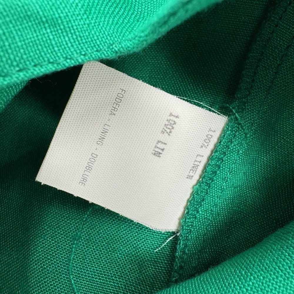 RARE VINTAGE Gianni Versace Dress Womens 42 Wrap Sheath Layered Tiered Italy - Picture 13 of 14